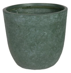 Bloempot Arizona Egg Cypress Wash - D25 X H25cm - Groen