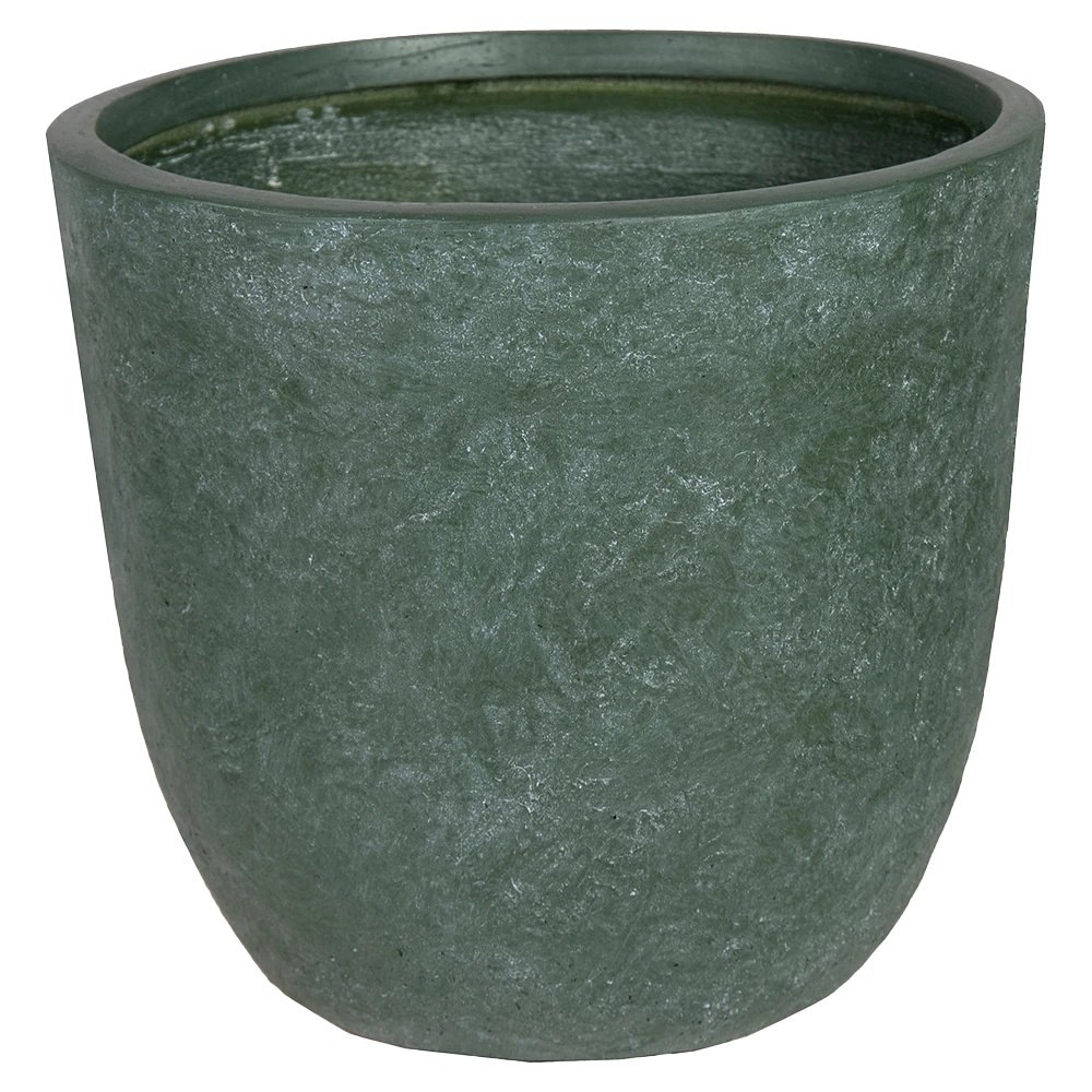 Bloempot Arizona Egg Cypress Wash - D45 X H43cm - Groen