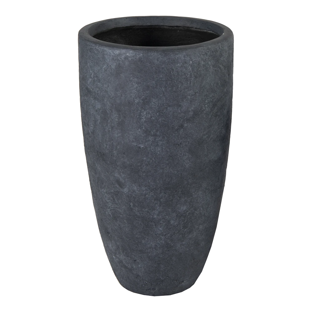 Bloempot Arizona High Vase - D56 X H100cm - Donkergrijs