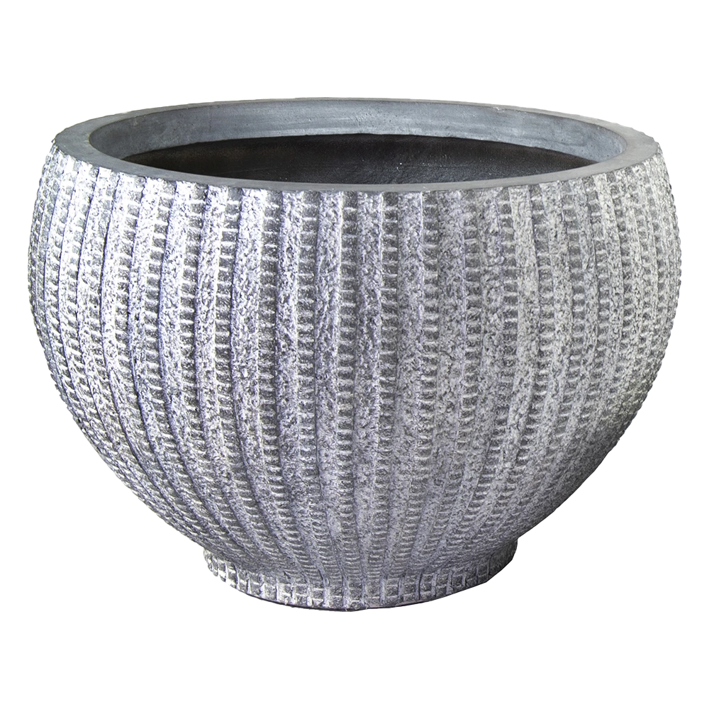 Bloempot Arkansas Monika 1 Washed - D80 X H56cm - Lichtgrijs