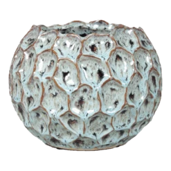 Bloempot Brussel - D15 X H11cm - Groen