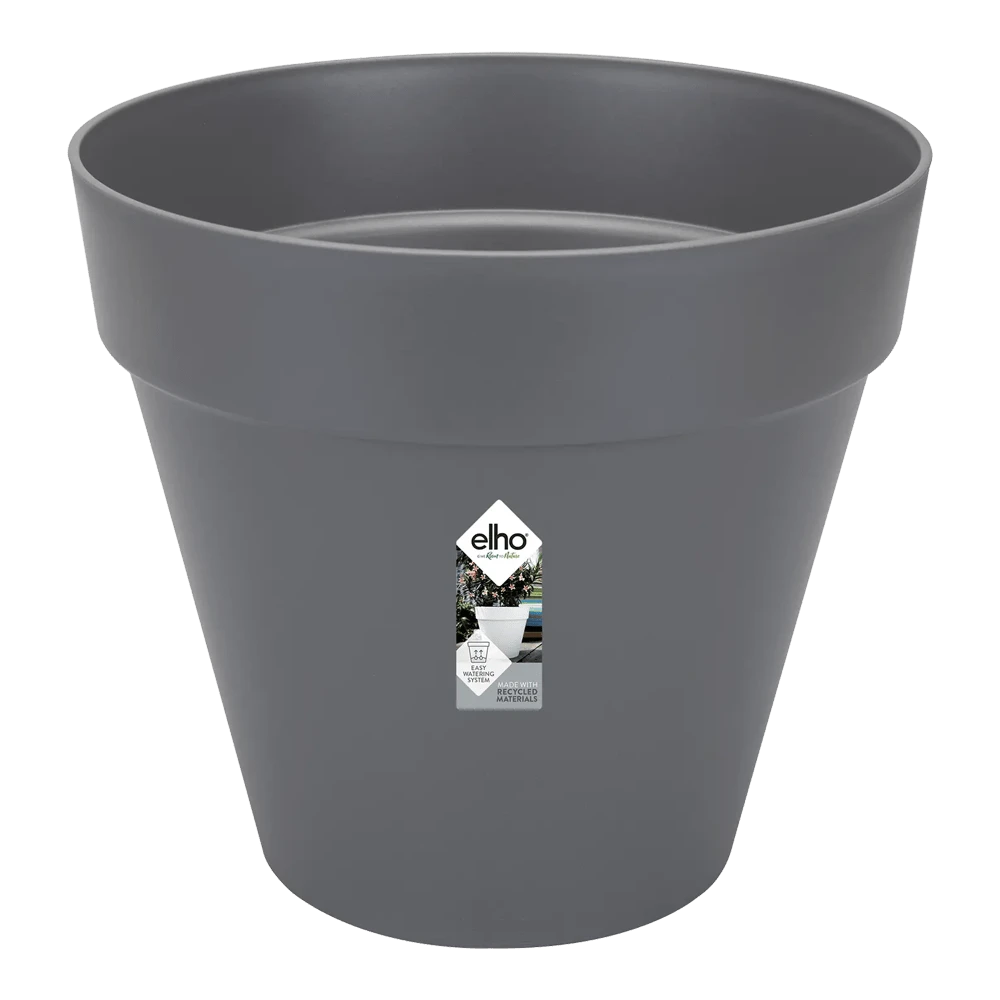 Bloempot Elho Loft Urban Rond 40cm - Antraciet - Afbeelding 2