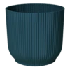 Bloempot Elho Vibes Fold Rond Wielen - D35 X H32cm - Diepblauw