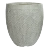 Bloempot Ella - D40 X H43cm - Lichtgrijs