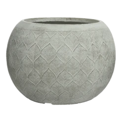 Bloempot Ella - D55 X H38cm - Lichtgrijs