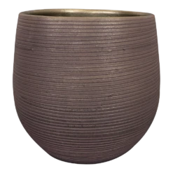 Bloempot Lydia - D36 X H32cm - Shiny Purple