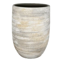 Bloempot Miami Hoog - D29 X H50cm - Grijs