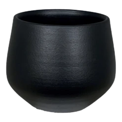 Bloempot Petra - D33 X H31cm - Mat Zwart