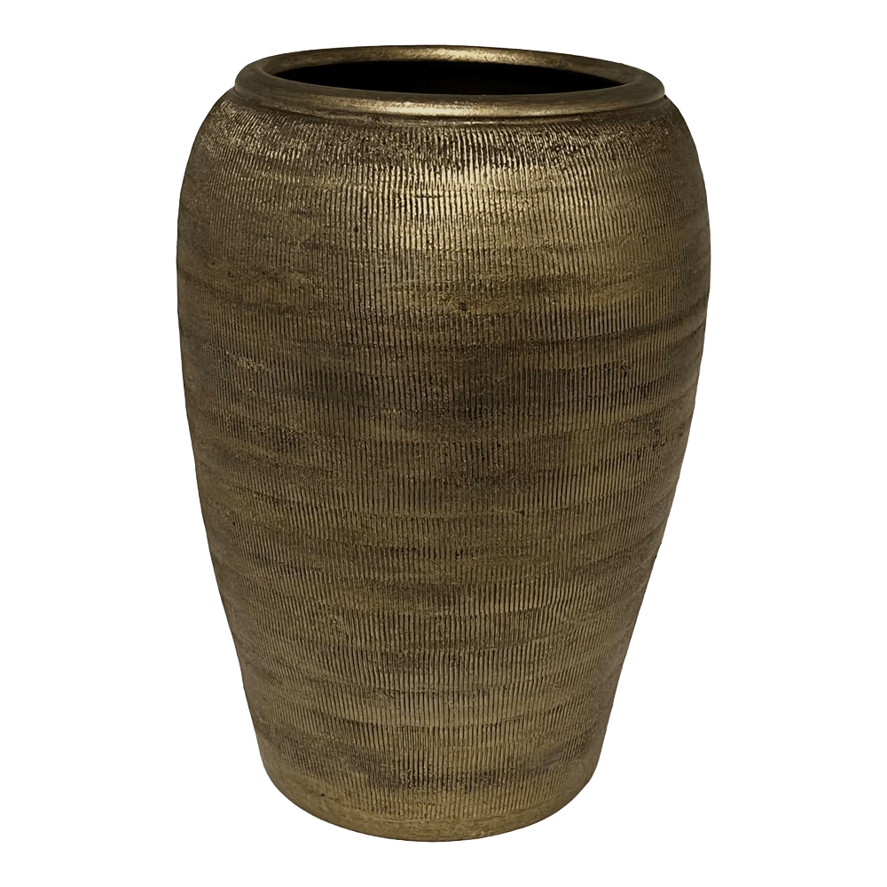 Bloempot Phoenix Hoog - D24 X H35cm - Goud