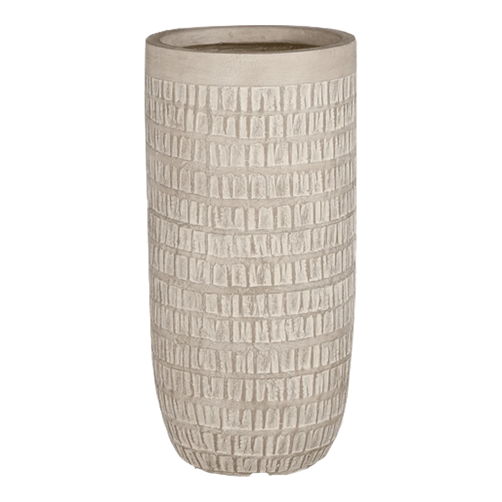 Bloempot Tallinn - D34 X H63,5cm - Taupe - Afbeelding 2