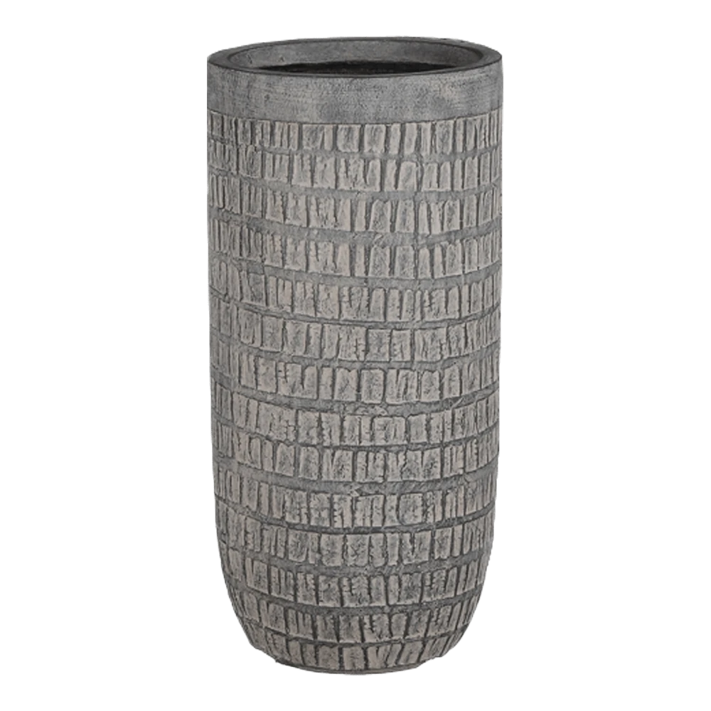 Bloempot Tallinn - D34 X H63,5cm - Zwart-grijs - Afbeelding 2