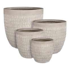 Bloempot Tallinn - D44,5 X H44cm - Taupe