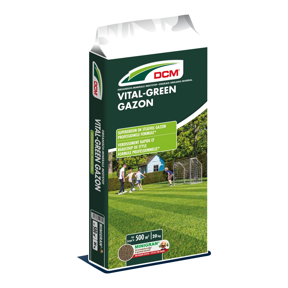 DCM Meststof Vital-Green Gazon - 20kg - Gazonmeststof