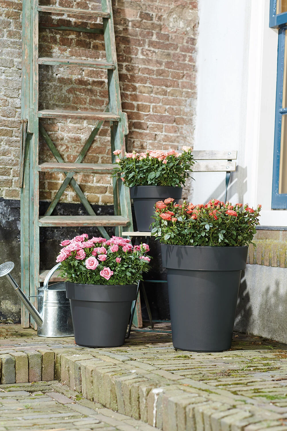 Bloempot Elho Green Basics Top Planter 40cm - Living Black - Afbeelding 2