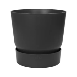 Elho Bloempot Greenville Rond 30cm - Living Black