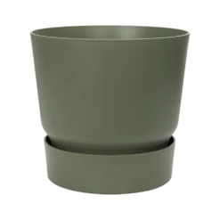 Elho Bloempot Greenville Rond 40cm - Bladgroen