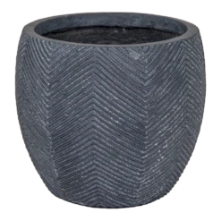 Bloempot Iowa Bullet - D57 X H50.5cm - Donkergrijs