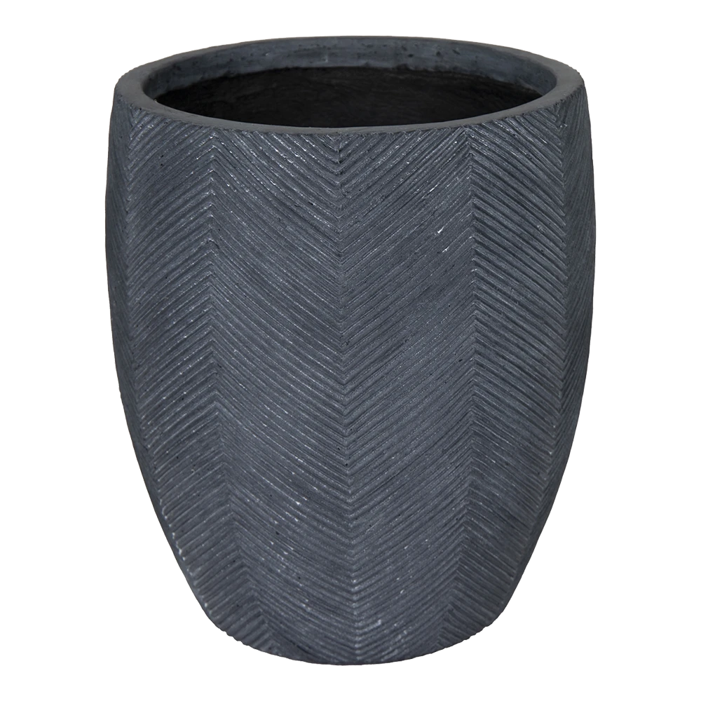 Bloempot Iowa BulletHigh - D44.5 X H50cm - Donkergrijs