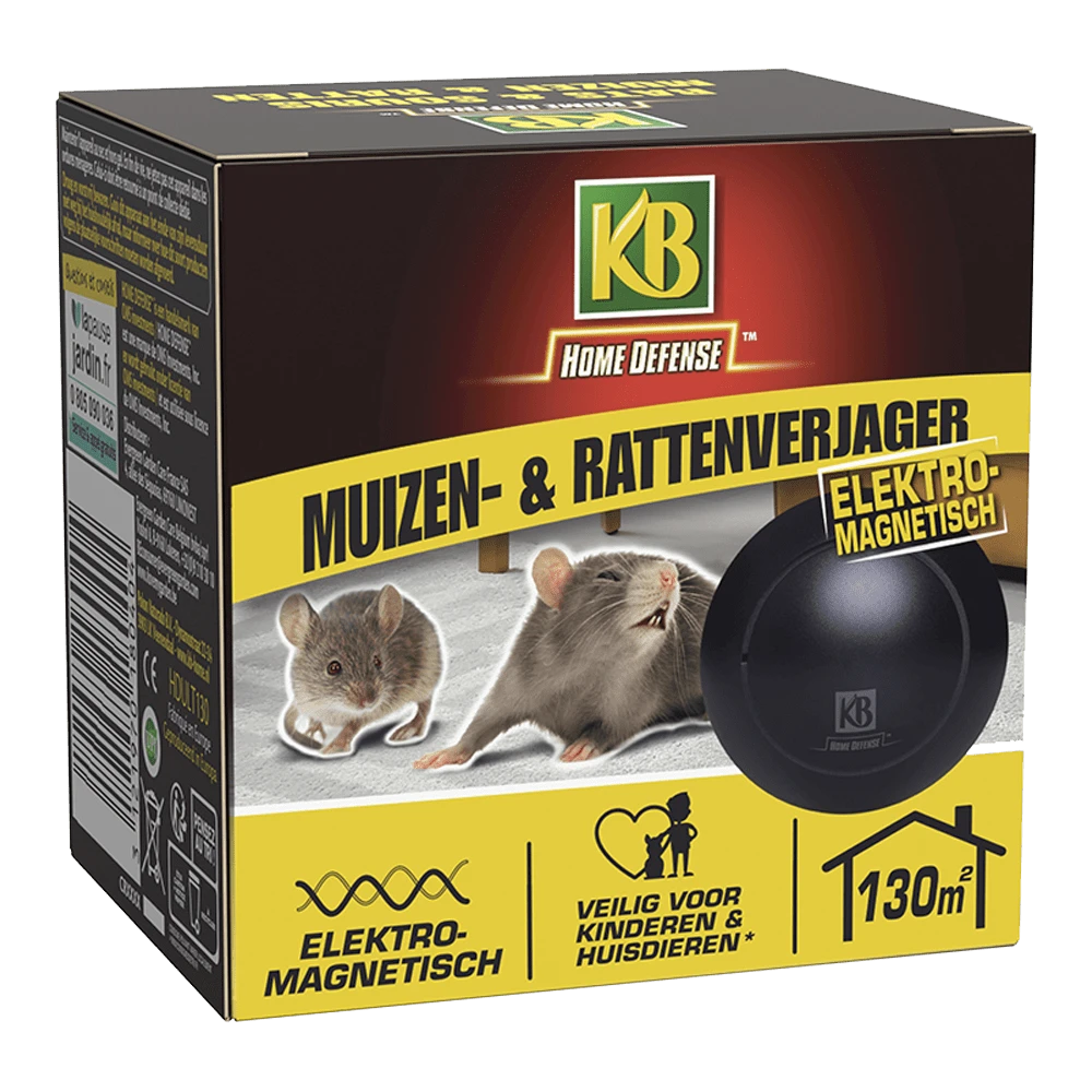 KB Muizenverjager En Rattenverjager Elektromagnetisch 130mu00b2 - Insecten En Ongedierte