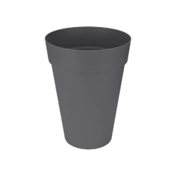 Bloempot Elho Loft Urban Rond Hoog 42cm - Antraciet