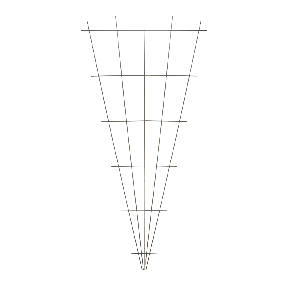 Nature - Metalen Klimrekv Geplastificeerd Groen H145x5/75cm