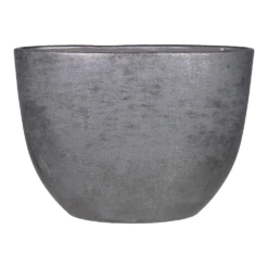 Bloempot Mira Ovaal - L50 X B20 X H36cm - Antraciet