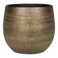 Bloempot Ryan - D22 X H20cm - Shiny Gold