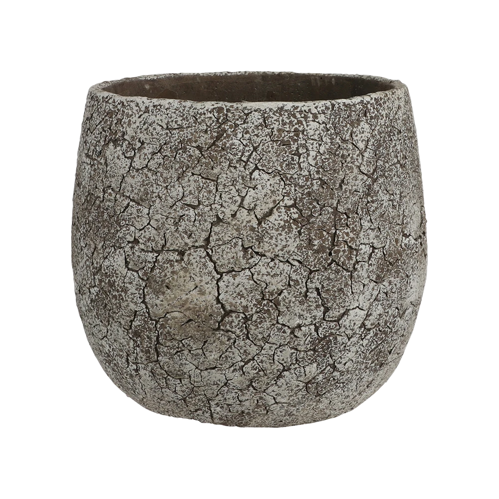 Bloempot Thomas - D19 X H16.5cm - Off White