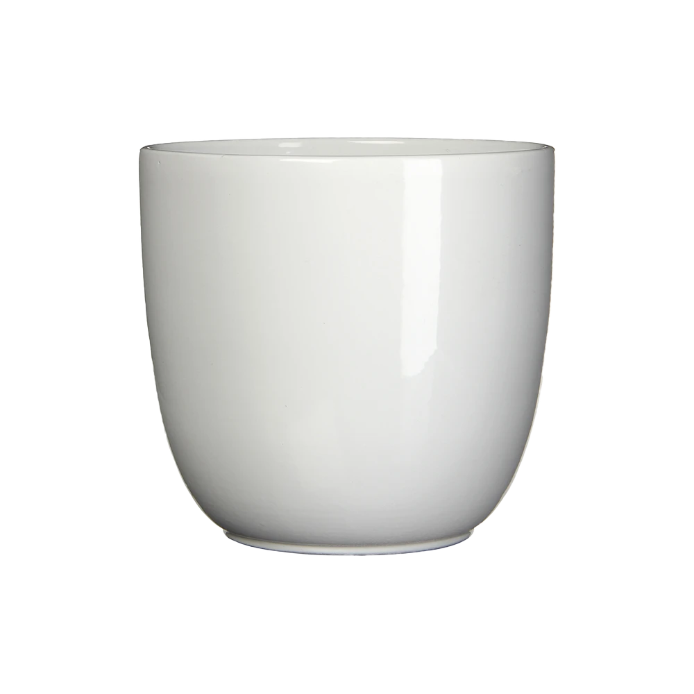 Bloempot Tusca - D25 X H23cm - Wit