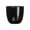 Bloempot Tusca - D25 X H23cm - Zwart