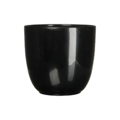 Bloempot Tusca - D25 X H23cm - Zwart