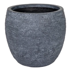 Bloempot Utah Bullet - D23 X H20.5 - Donkergrijs