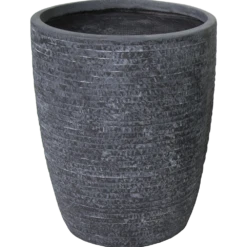 Bloempot Utah Egg High - D42 X H52cm - Donkergrijs