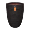 Capi Bloempot Nature Elegant Row NL - D34 X H47cm - Zwart