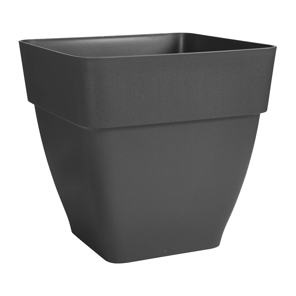 Bloempot Elho Vibia Campana Vierkant 30cm - Antraciet - Afbeelding 2
