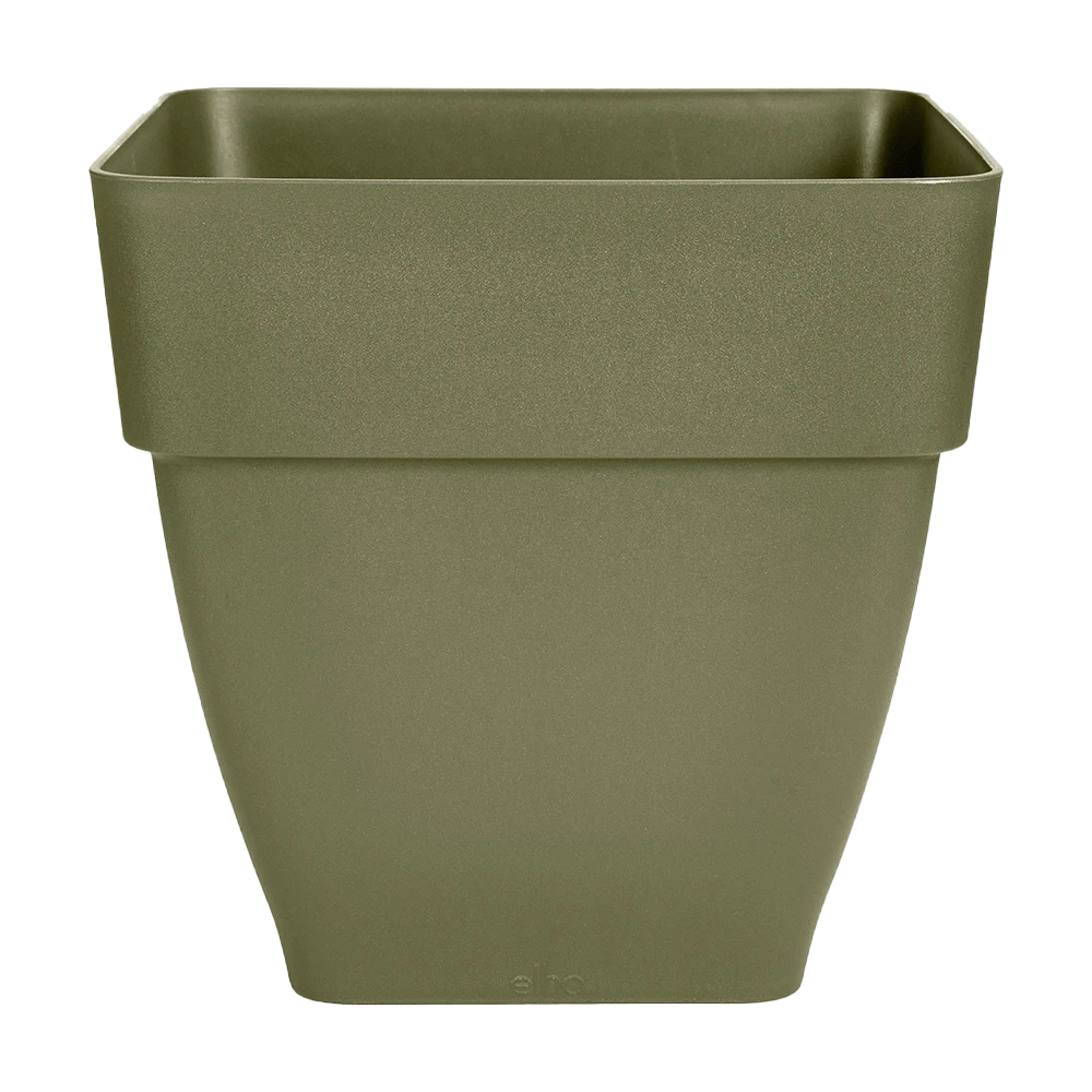 Bloempot Elho Vibia Campana Vierkant 30cm - Saliegroen