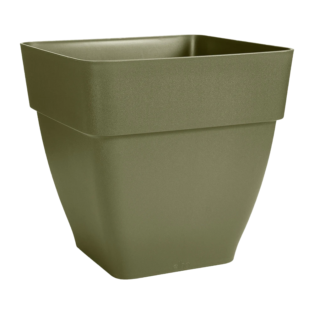 Bloempot Elho Vibia Campana Vierkant 30cm - Saliegroen - Afbeelding 2